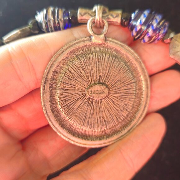 Chico's Necklace Collar Iridescent - Picture 5 of 5